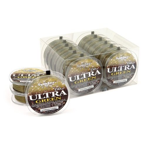 Леска Spider Ultra Green 150 м, Длина: 150 м Диам: 0,393 мм Тест: 12,2 кг, Зеленый
Леска Spider Ultra Green 150 м, Длина: 150 м Диам: 0,393 мм Тест: 12,2 кг, Зеленый