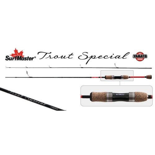 Спиннинг штекерный угольный 2 колена Surf Master K1226 Trout Special TX-20, Длина: 1,83 м (95 см.) Вес: 91 гр. Тест: (0,5-4,6 гр.)
Спиннинг штекерный угольный 2 колена Surf Master K1226 Trout Special TX-20, Длина: 1,83 м (95 см.) Вес: 91 гр. Тест: (0,5-4,6 гр.)