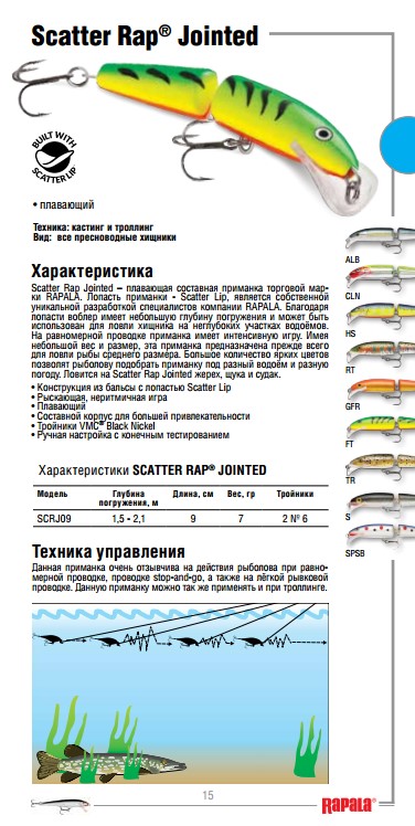 скачать каталог Rapala