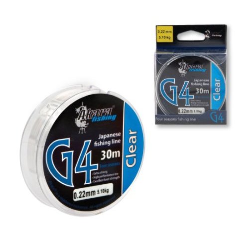 

Леска Akara G4 Clear 30 м , Длина: 30 м Диам: 0,10 мм Тест: 1,32 кг, Прозрачный