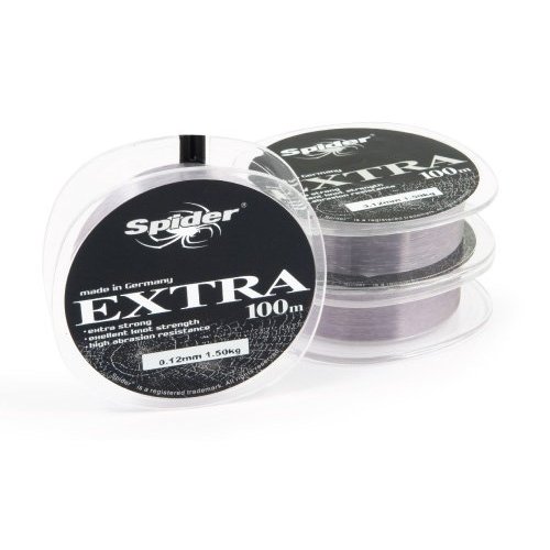 

Леска Spider Extra 100 м, Длина: 100 м Диам: 0,22 мм Тест: 4,5 кг, Прозрачный