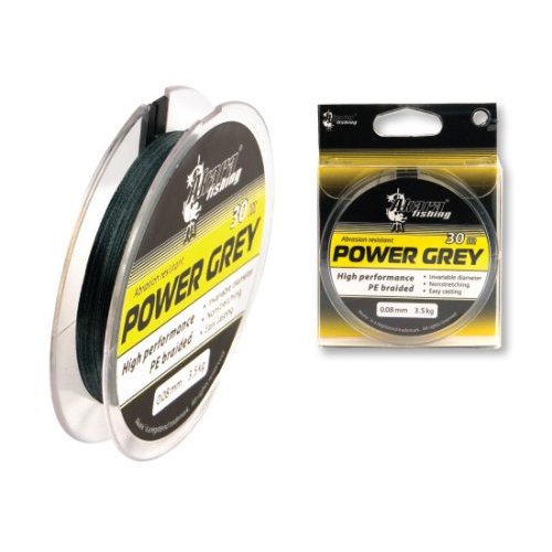 

Шнур Akara Power Grey 30 м, Длина: 30 м Диам: 0,10 мм Тест: 4,9 кг, Серый