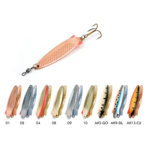 

Блесна колебалка Akara Action Series Toby , Длина: 90 мм Вес: 40гр. Цвет: AK9/Sil