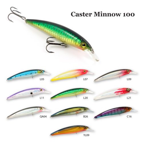 

Воблер Raiden Caster Minnow 100, Длина: 100 мм Вес: 12,5 гр Цвет: B26