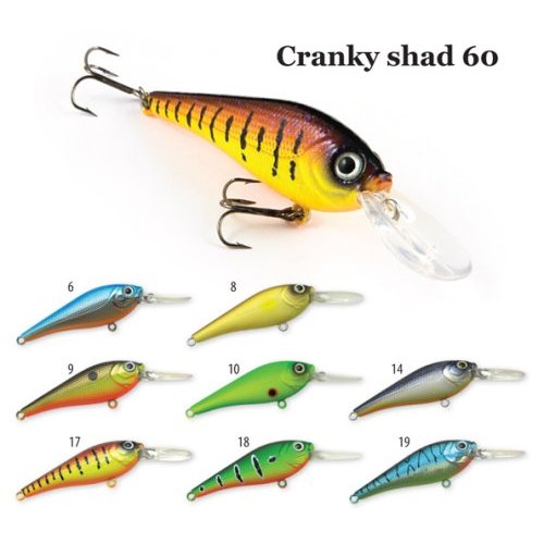 

Воблер Raiden Cranky Shad 60, Длина: 60 мм Вес: 4 гр Цвет: 8