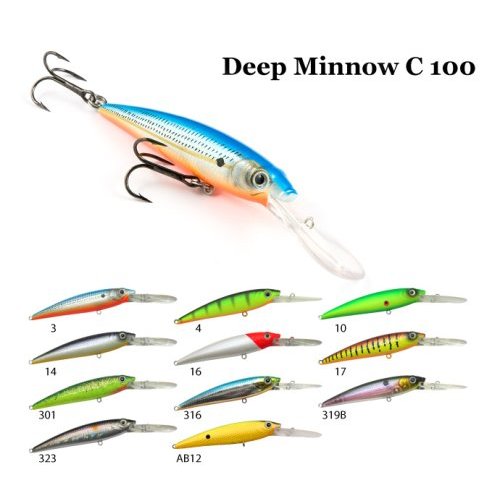 

Воблер Raiden Deep Minnow C 100 , Длина: 100 мм Вес: 15 гр. Цвет: 323