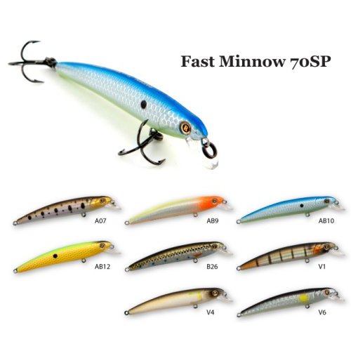 

Воблер Raiden Fast Minnow 70SP , Длина: 70 мм Вес: 4 гр. Цвет: V4