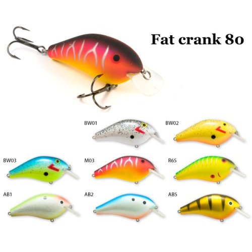 

Воблер Raiden Fat Crank 80 , Длина: 80 мм Вес: 21гр. Цвет: BW02