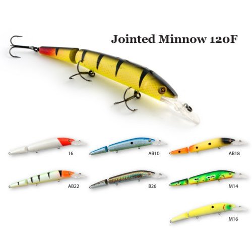 

Воблер Raiden Jointed Minnow 120F , Длина: 120 мм Вес: 14 гр Цвет: AB20