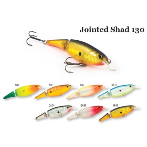 

Воблер Raiden Jointed Shad 130 , Длина: 130 мм Вес: 39 гр. Цвет: AB8