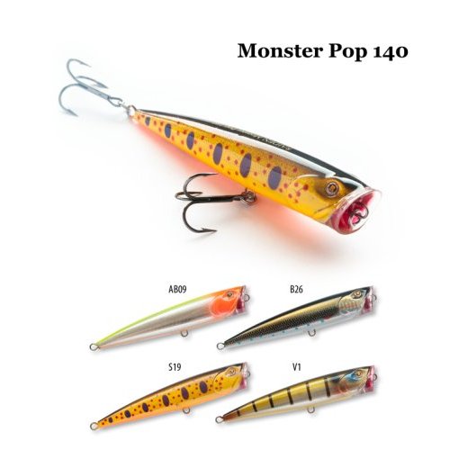 

Воблер Raiden Monster Pop 140 , Длина: 140 мм Вес: 41 гр. Цвет: S19