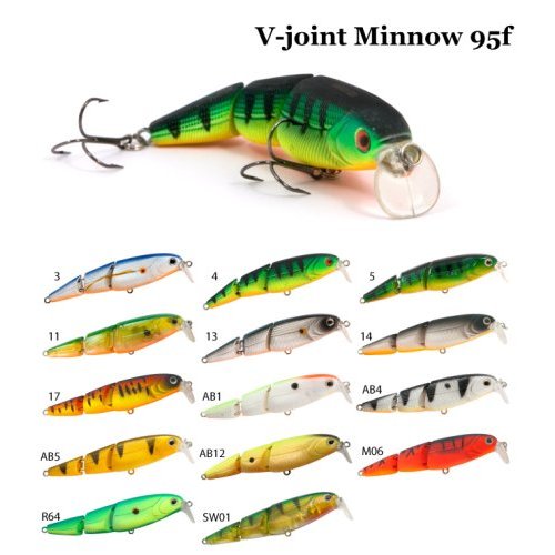 

Воблер Raiden V-Joint Minnow 95F , Длина: 95 мм Вес: 19 гр. Цвет: AB4