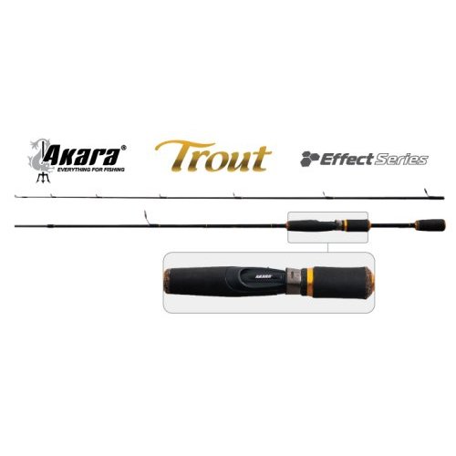 

Спиннинг штекерный угольный 2 колена Akara 3169 Effect Series Trout IM8 (medium), Длина: 2,4 м (125 см.) Вес: 130 гр. Тест: (4-18) г.