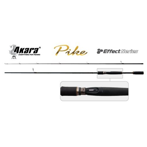 

Спиннинг штекерный угольный 2 колена Akara 3171 Effect Series Pike IM8 (Medium-Fast), Длина: 2,7 м (140 см.) Вес: 180 гр. Тест: (20-50) г.