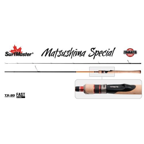 

Спиннинг штекерный угольный 2 колена Surf Master YS5003 Yamato Series Matsushima Special TX-20, Длина: 2,65 м (134 см.) Вес: 140 гр. Тест: (4-21) г.