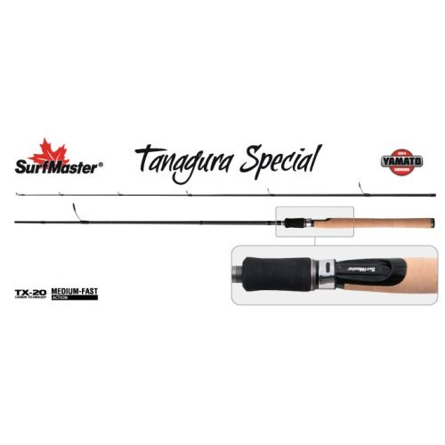 

Спиннинг штекерный угольный 2 колена Surf Master YS5005 Yamato Series Tanagura Special TX-20, Длина: 2,7 м (136 см.) Вес: 176 гр. Тест: (5-28) г.