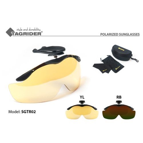 

Визор Tagrider в чехле SGTR02 (2 шт.) YL RB крепление на кепку