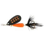 Блесна Droppen FLUO OR B BLACK FEATHER, фото