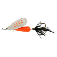 Блесна Droppen FLUO OR S BLACK FEATHER, фото