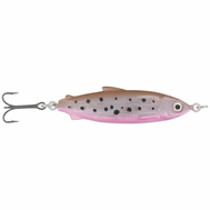 Блесна колеблющаяся Kuusamo Muikku 90/17 BR/Pink UV, фото