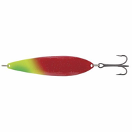 Колеблющаяся блесна Kuusamo Lohi Casting 95/21 GL/GR/FYe/R-C UV, фото