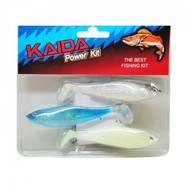 Силиконовые приманки Kaida Power Kit AG02403/WLMN03 (3 штуки), фото